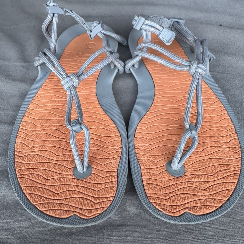 Size W11 - Xero Shoes Aqua Cloud Womens - Sandals - Mock Orange - Picture 3 of 6